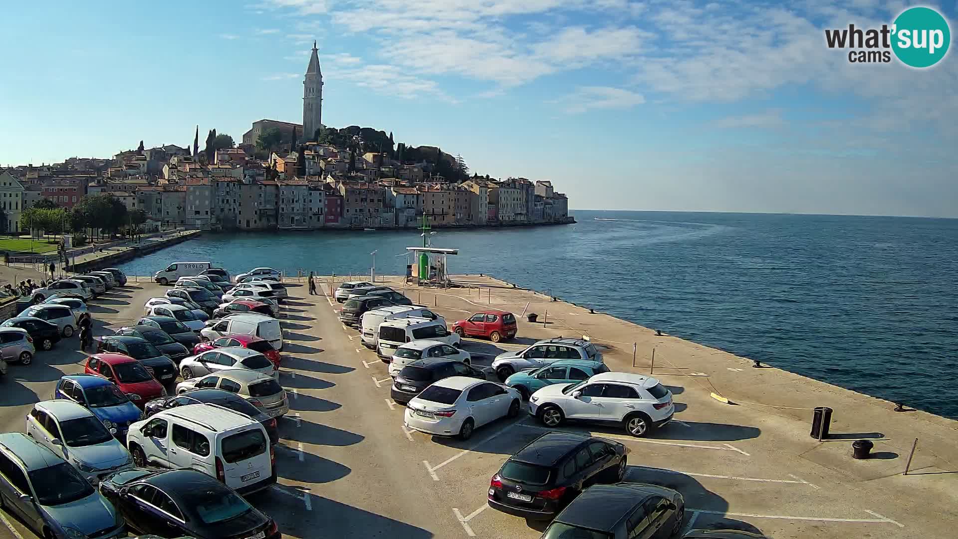 Web kamera Rovinj panorama grada