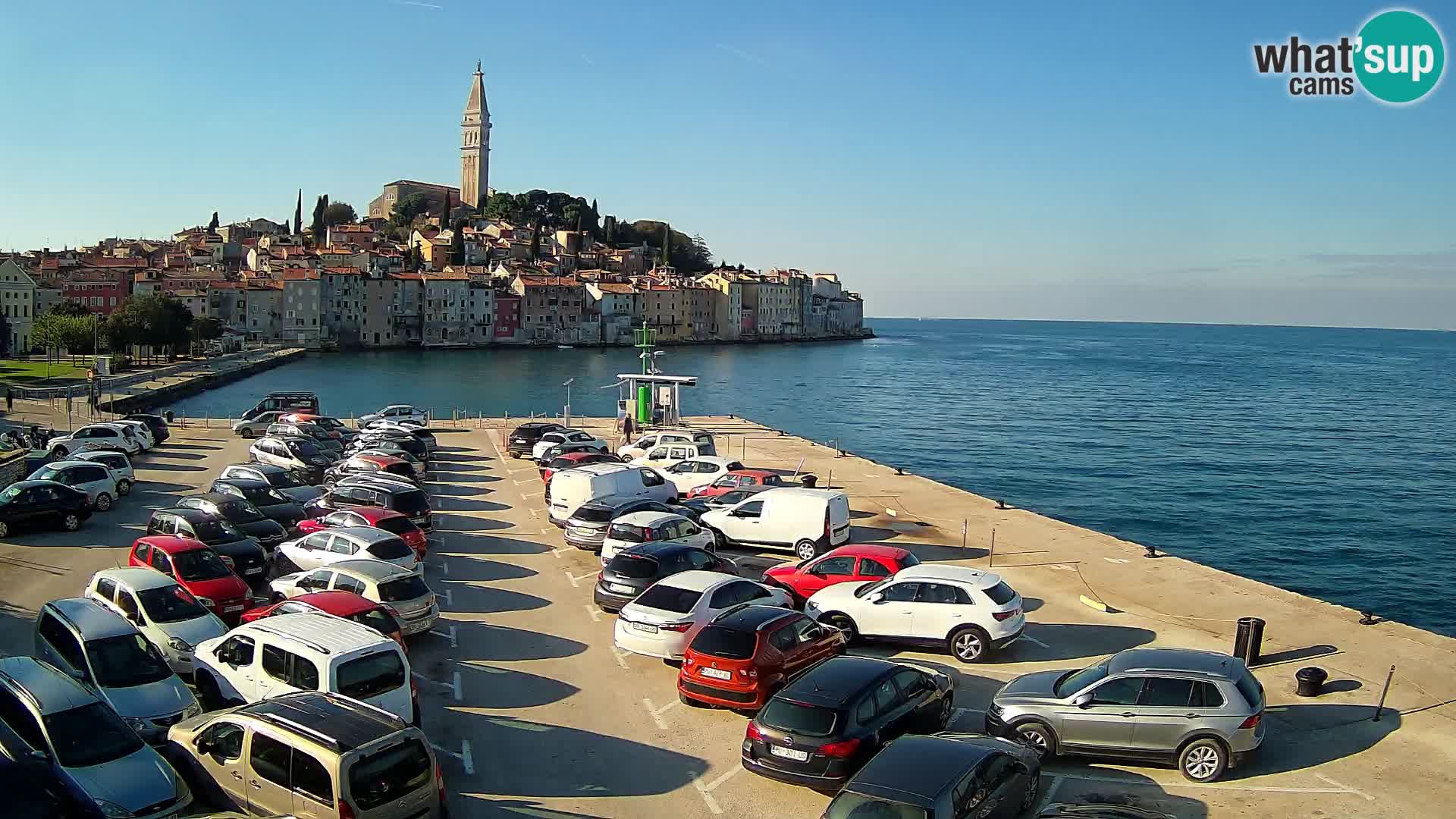 Web kamera Rovinj panorama grada