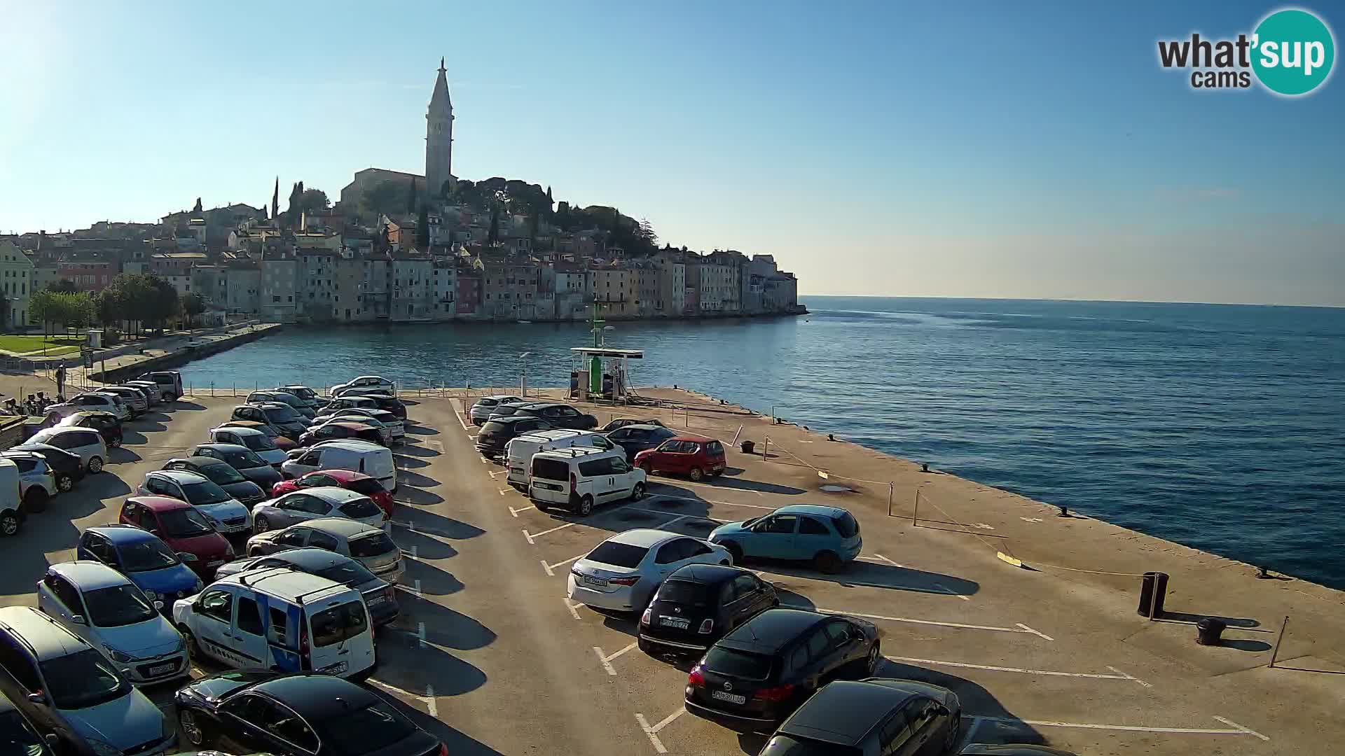 Web kamera Rovinj panorama grada