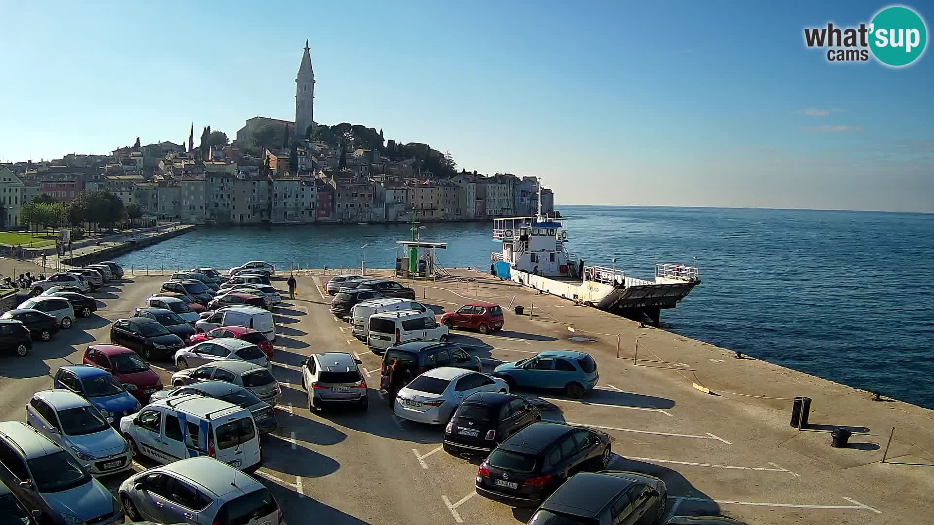 Web kamera Rovinj panorama grada