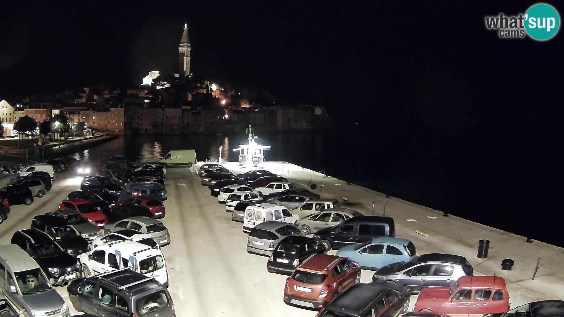 Spletna kamera Rovinj panorama mesta | Istra