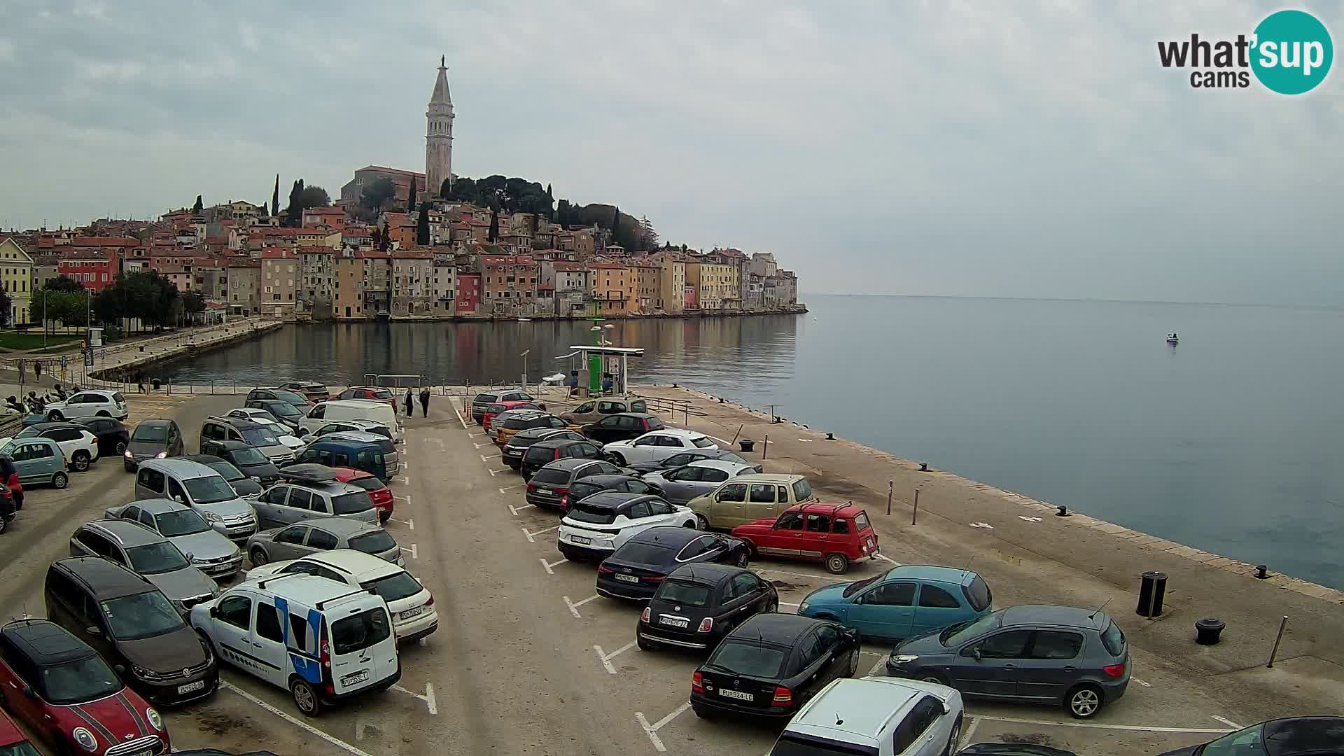 Web kamera Rovinj panorama grada