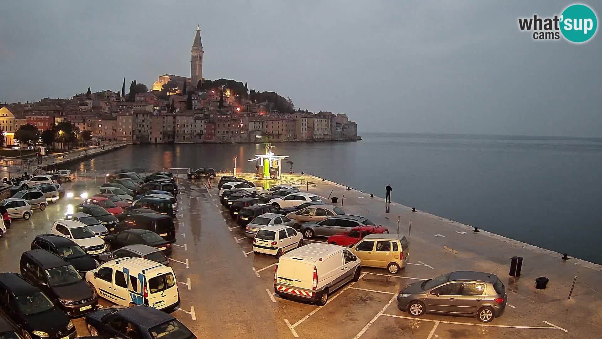 Web kamera Rovinj panorama grada