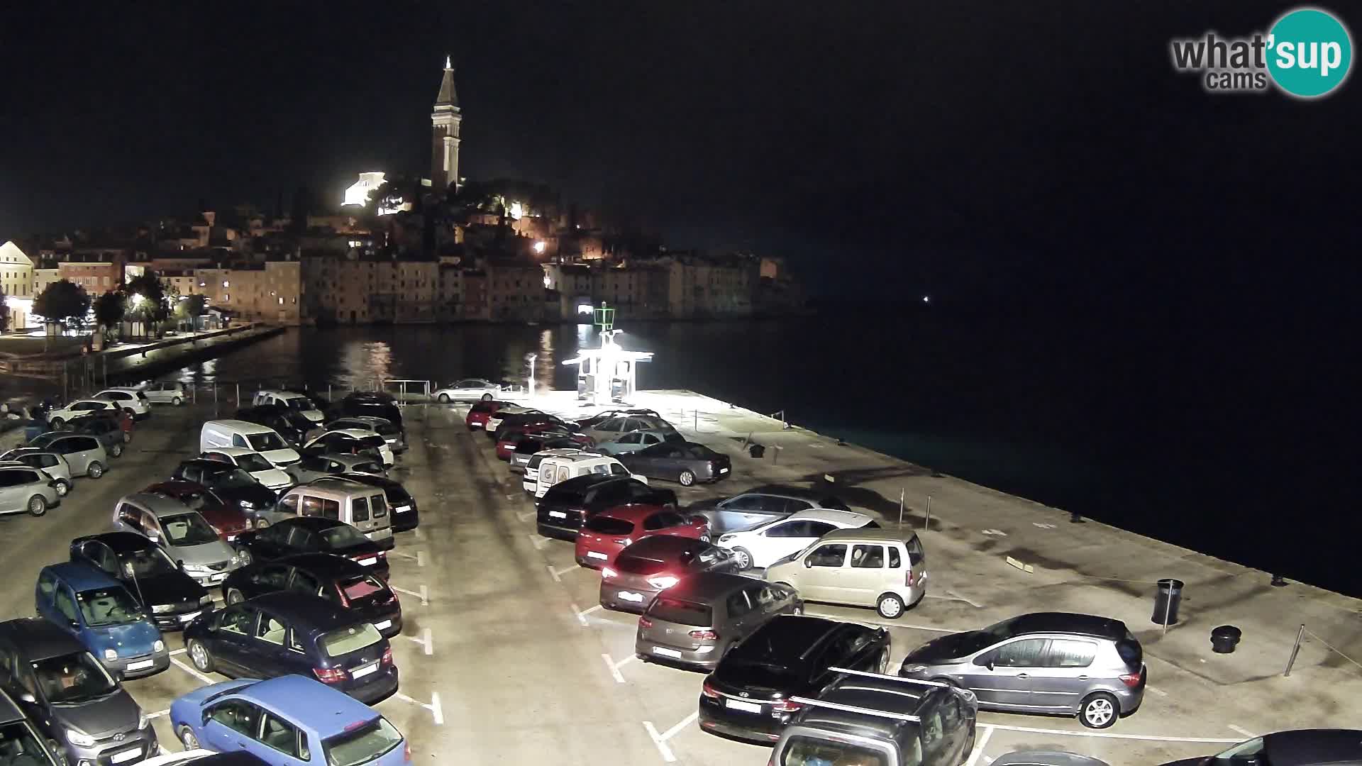 Spletna kamera Rovinj panorama mesta | Istra