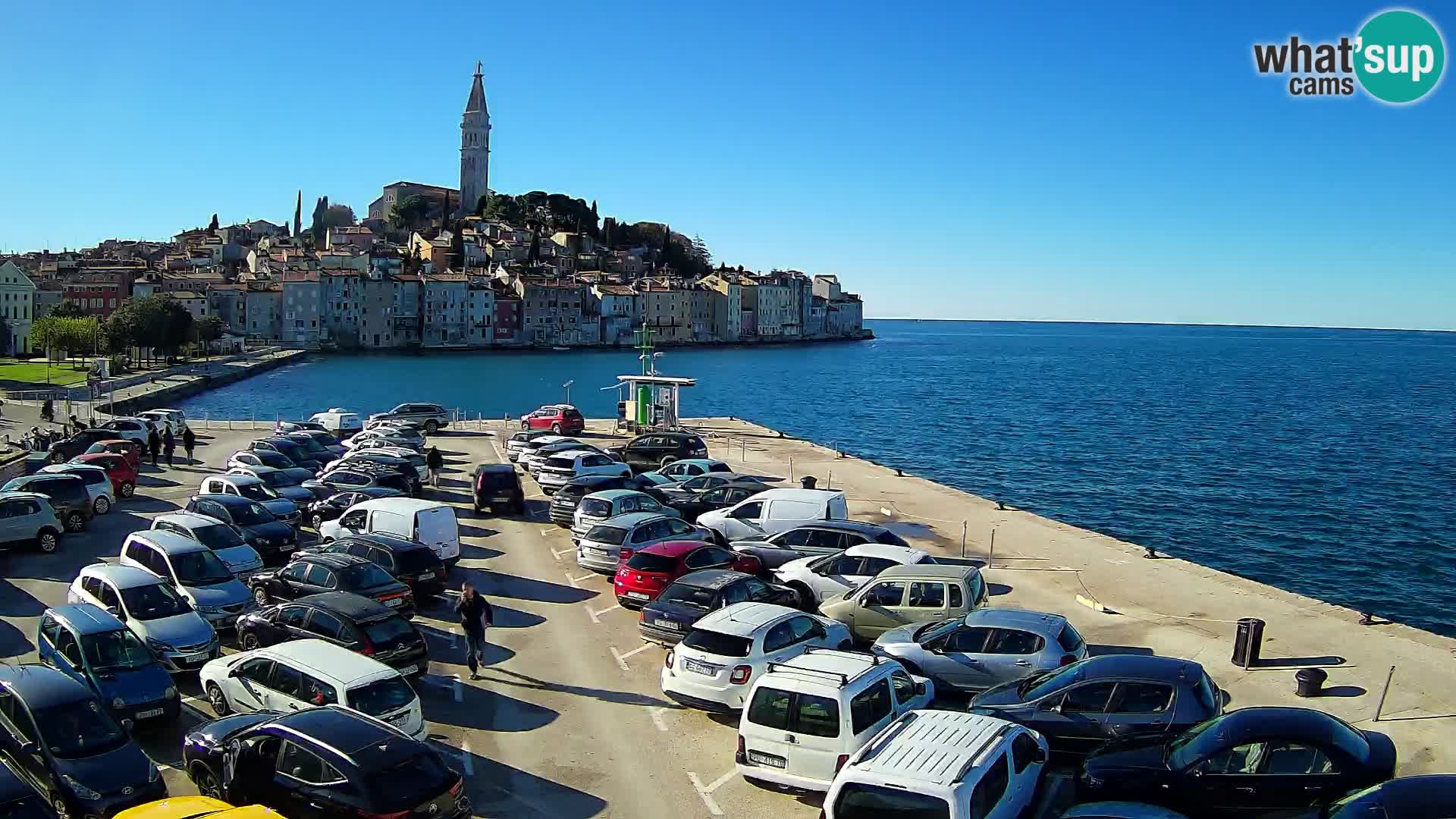 Webcam Rovinj panorama de la ciudad | Istria