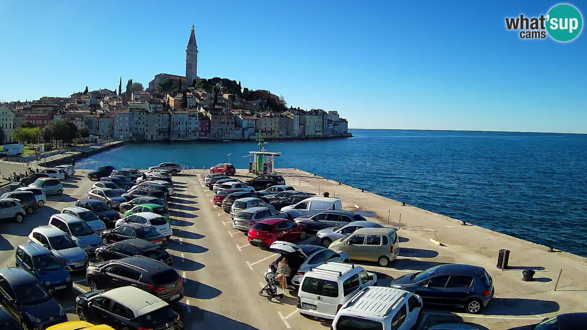 Webcam Rovinj panorama de la ciudad | Istria