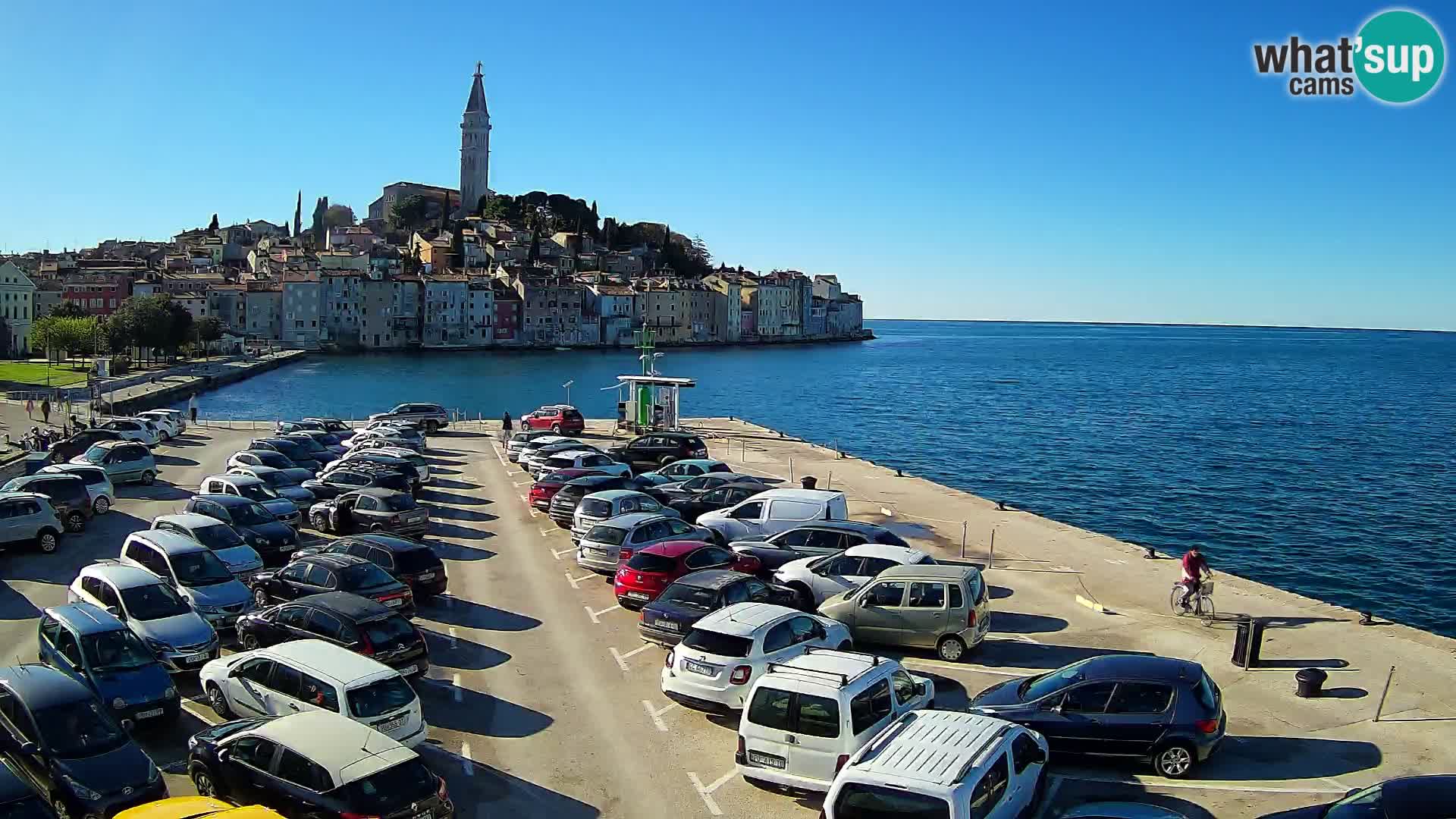 Web kamera Rovinj panorama grada