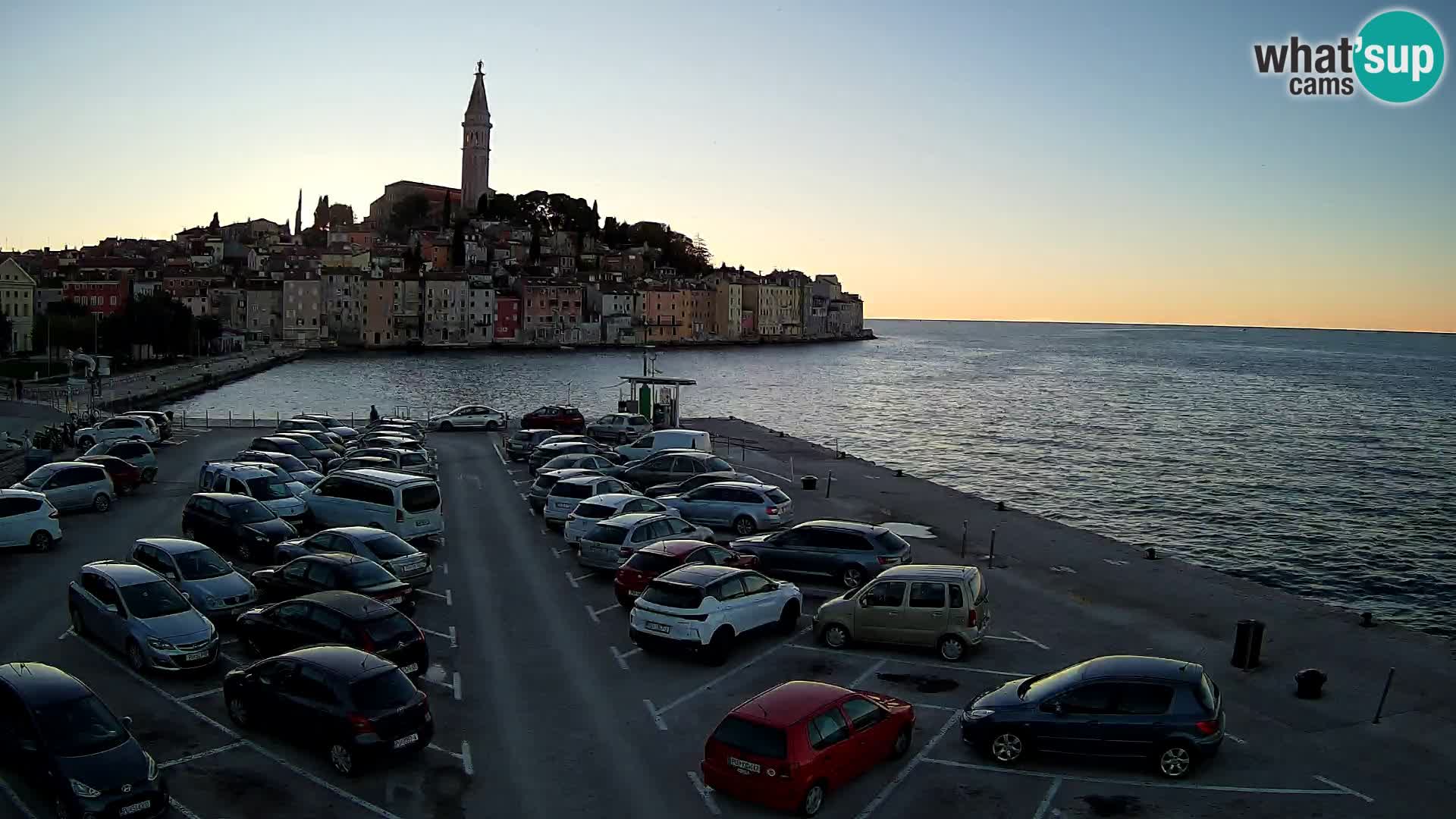 Webcam Rovinj panorama de la ciudad | Istria