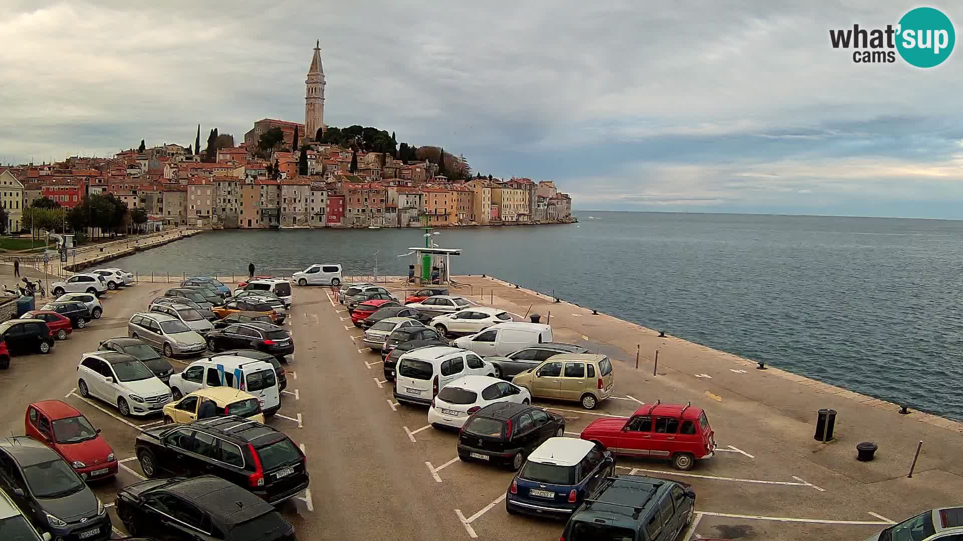 Web kamera Rovinj panorama grada