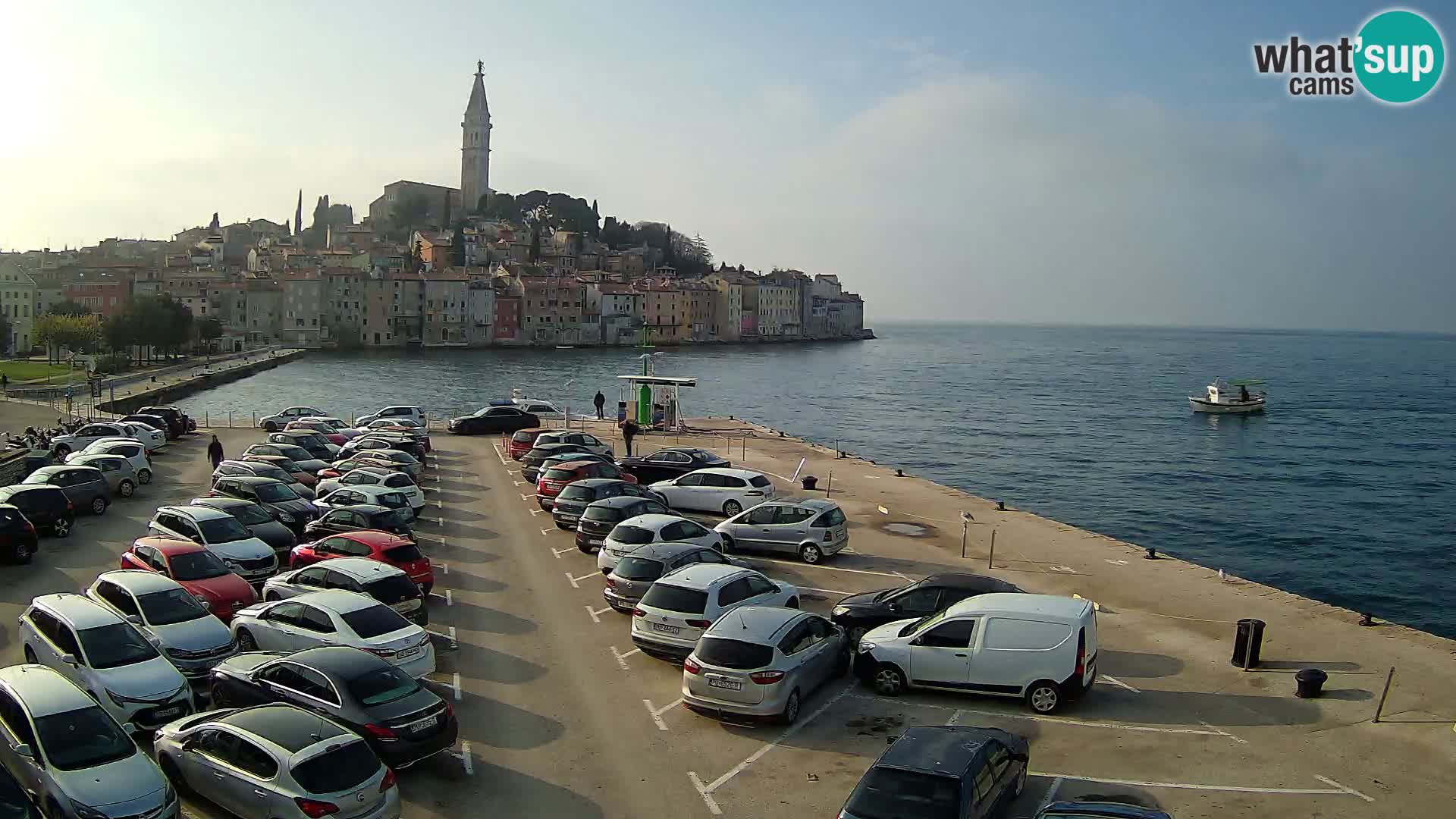 Web kamera Rovinj panorama grada