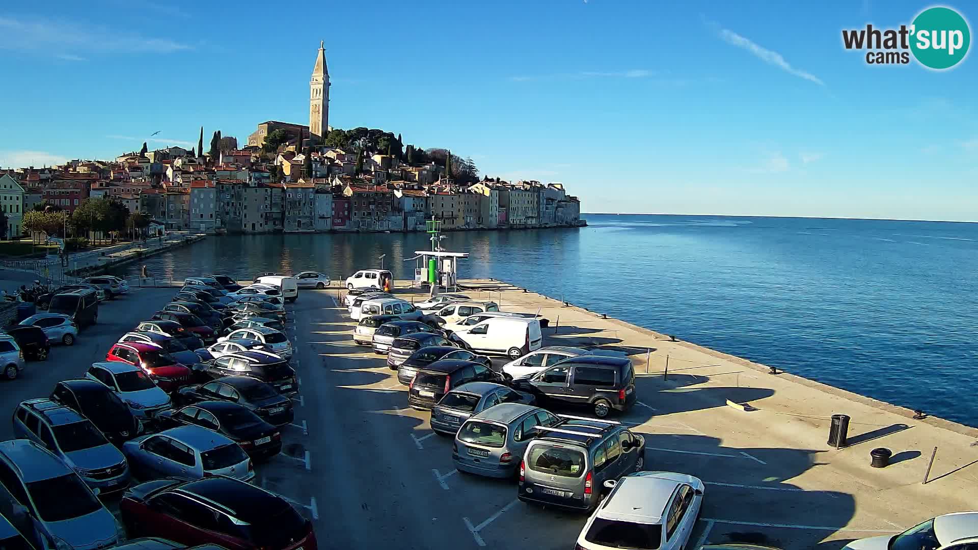 Webcam live Rovinj – panorama de la ville