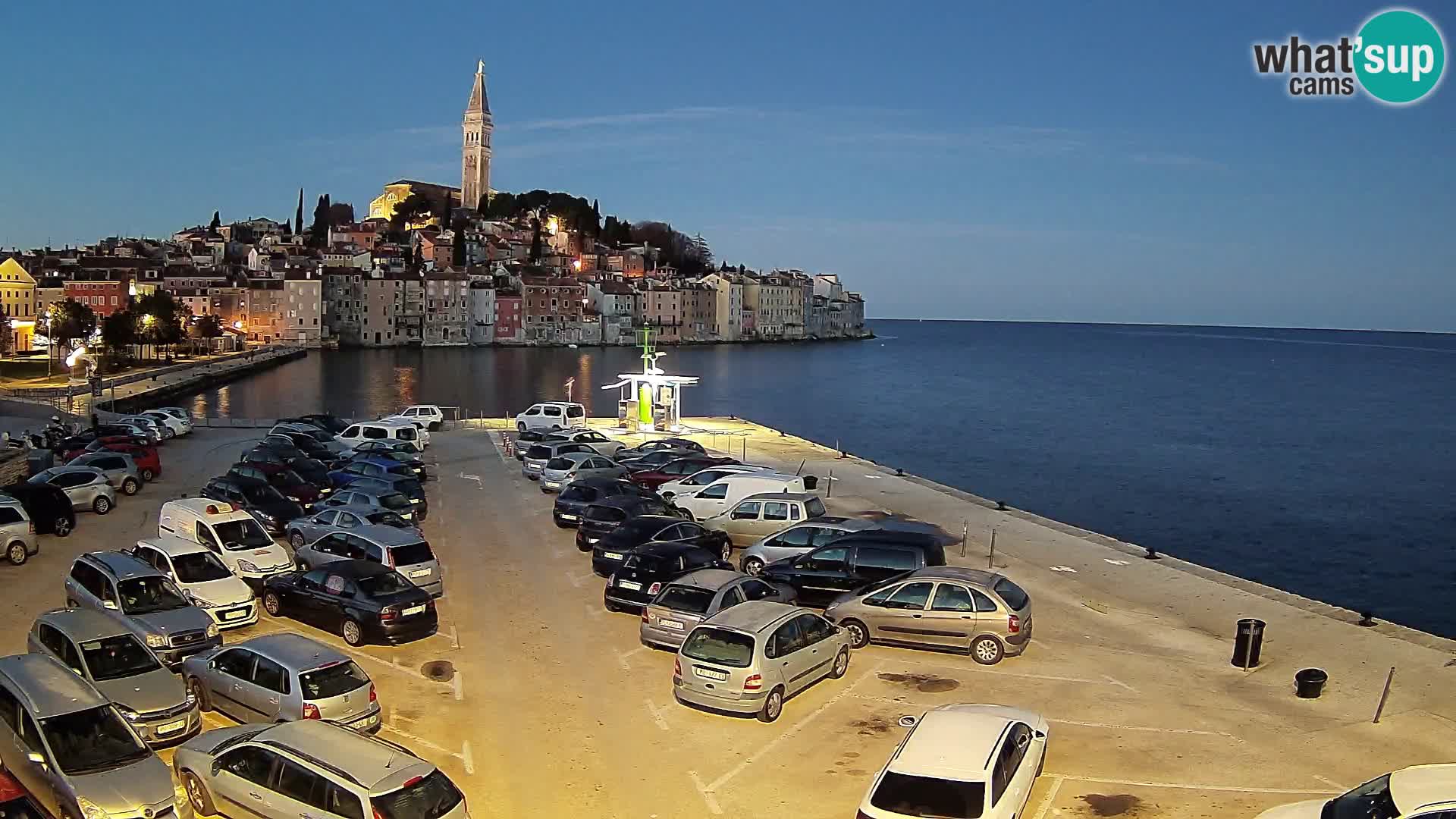 Webcam live Rovinj – panorama de la ville