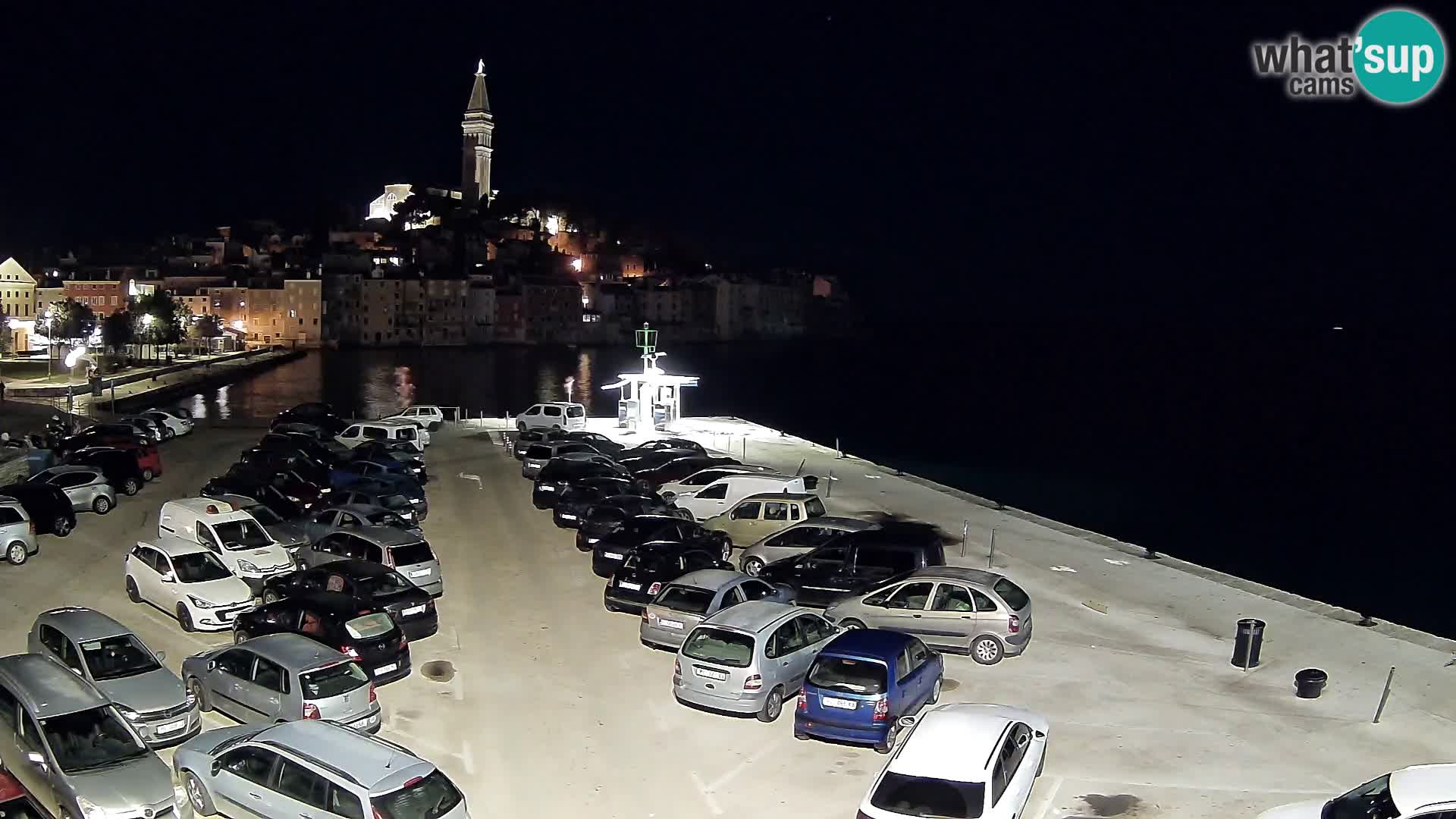 Webcam Rovigno / Rovinj – panorama della città