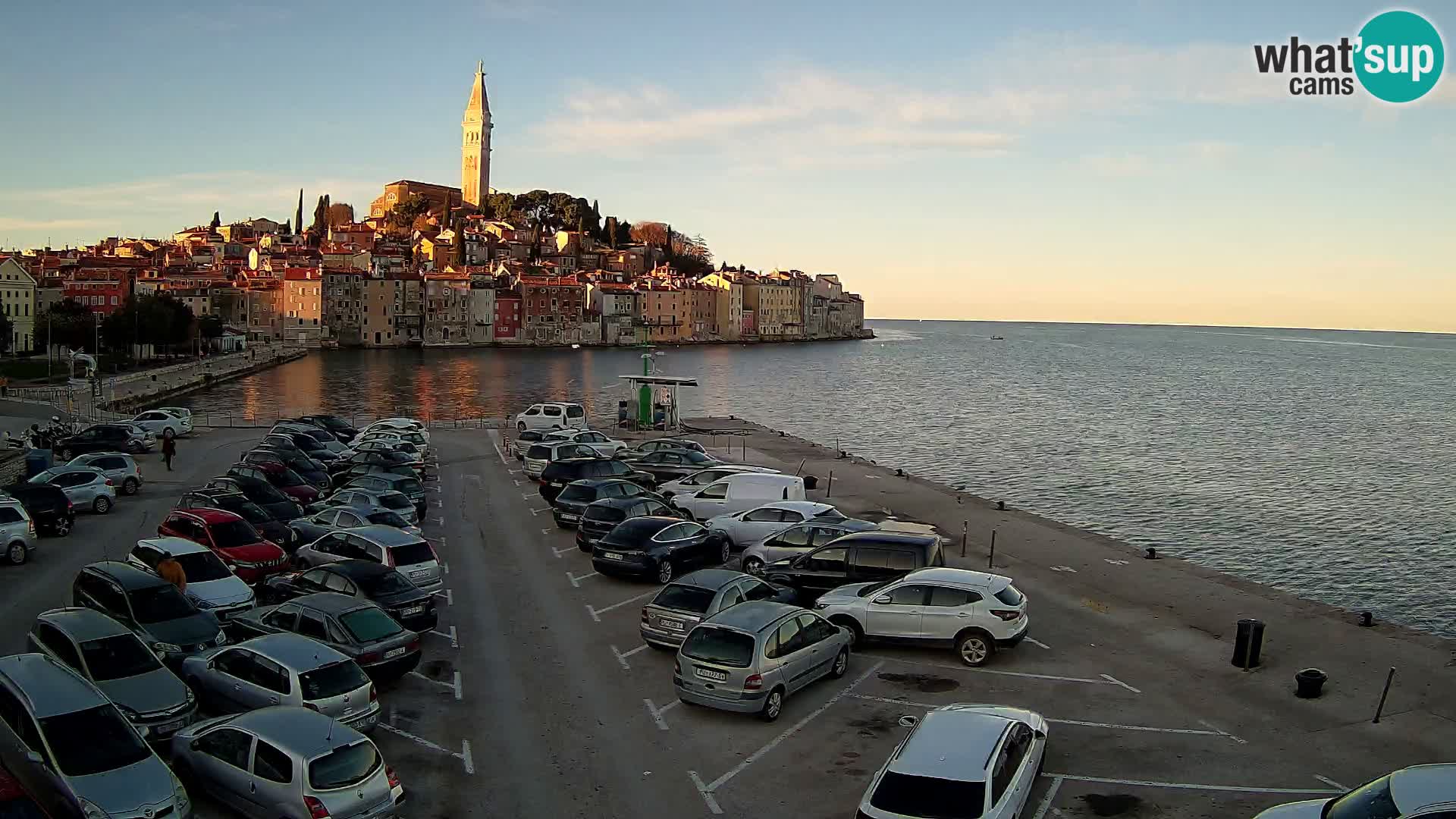 Webcam live Rovinj – panorama de la ville