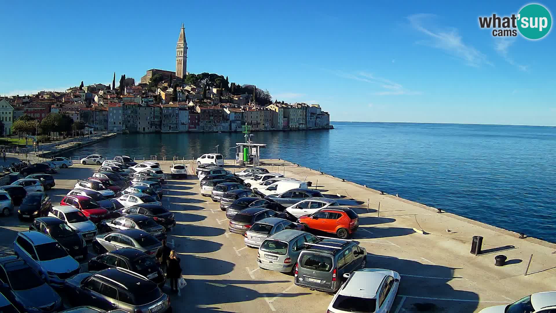 Webcam live Rovinj – panorama de la ville