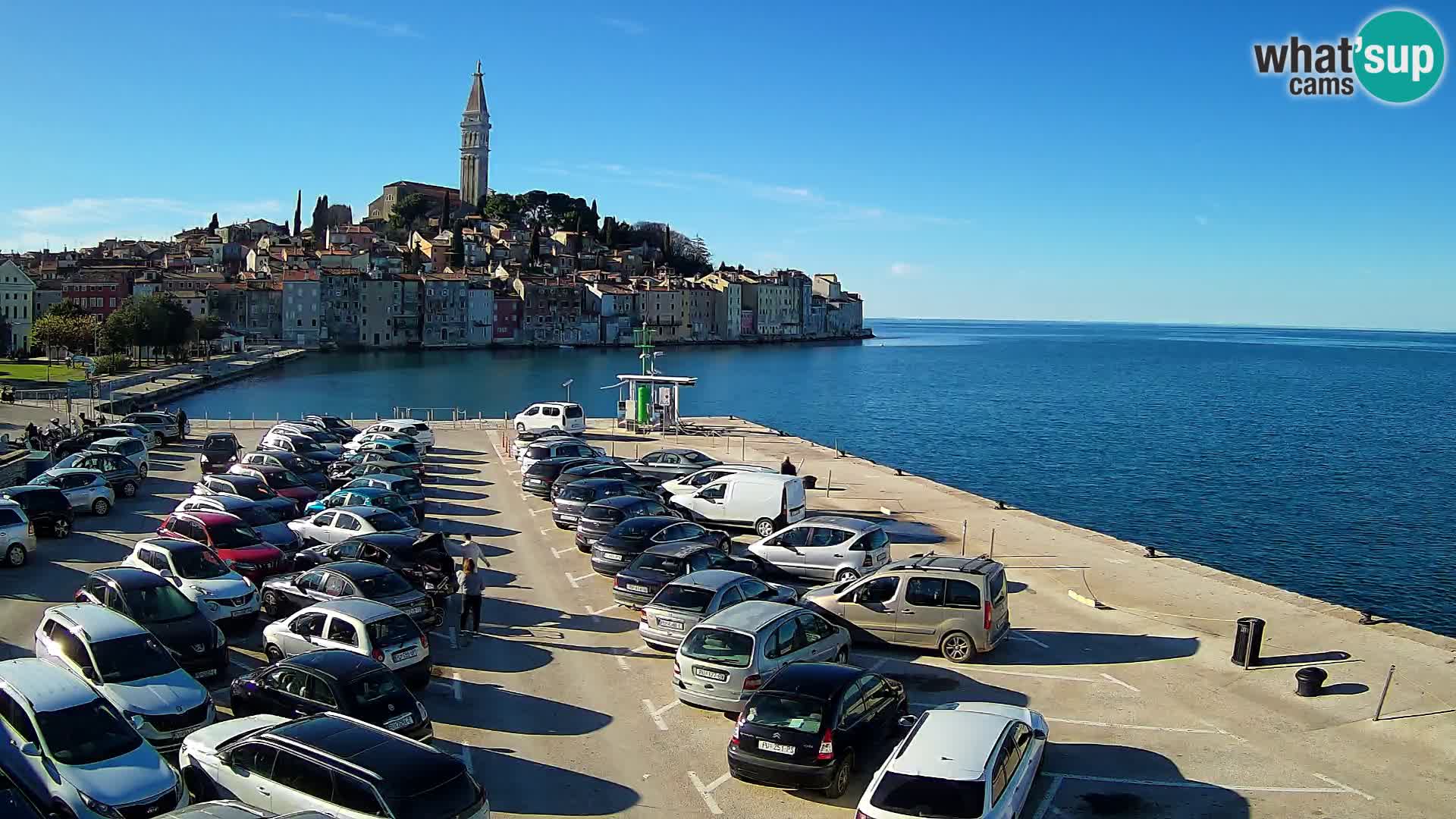 Spletna kamera Rovinj – panorama mesta