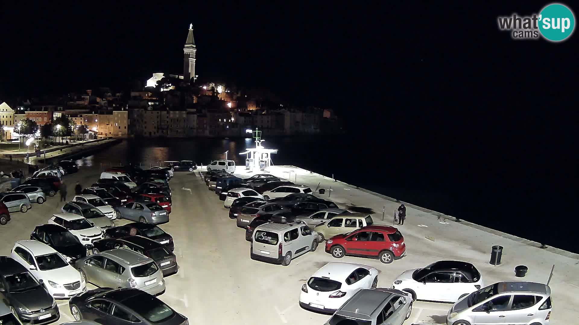 Webcam Rovigno / Rovinj – panorama della città