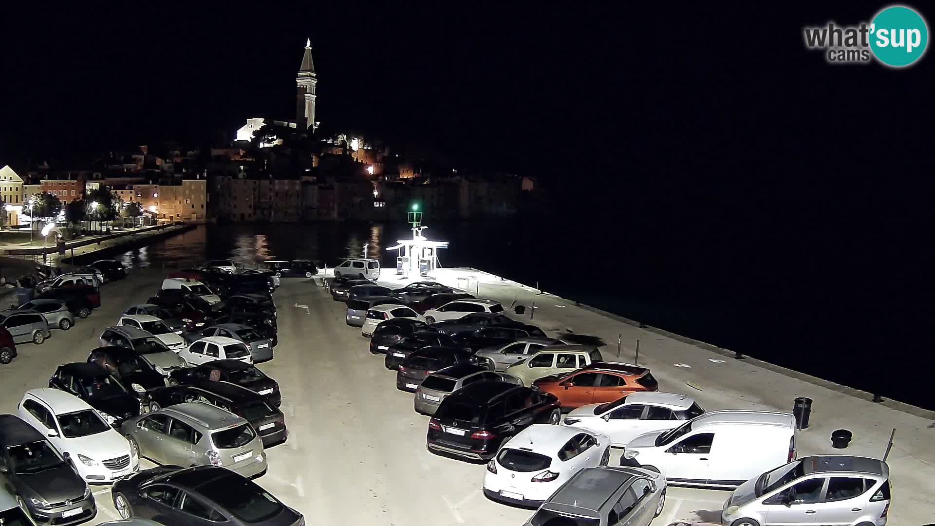 Webcam live Rovinj panorama de la ville | Istrie