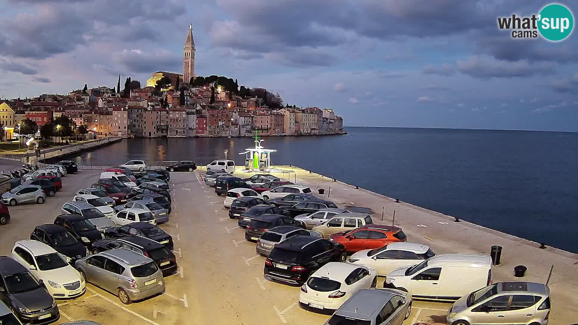 Web kamera Rovinj panorama grada