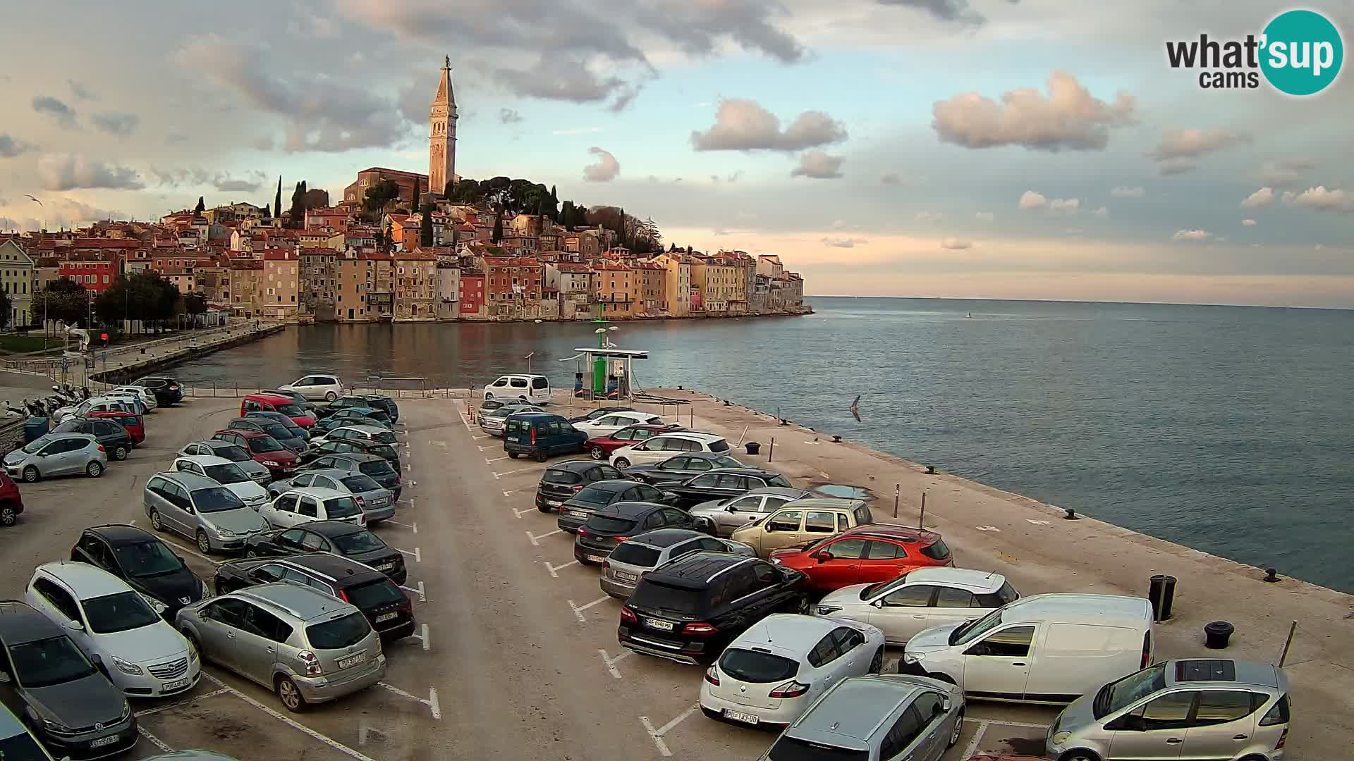 Web kamera Rovinj panorama grada