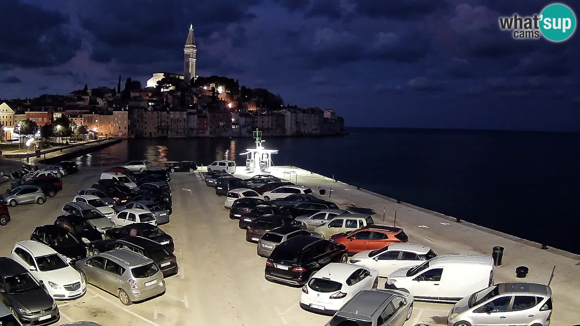 Spletna kamera Rovinj panorama mesta | Istra