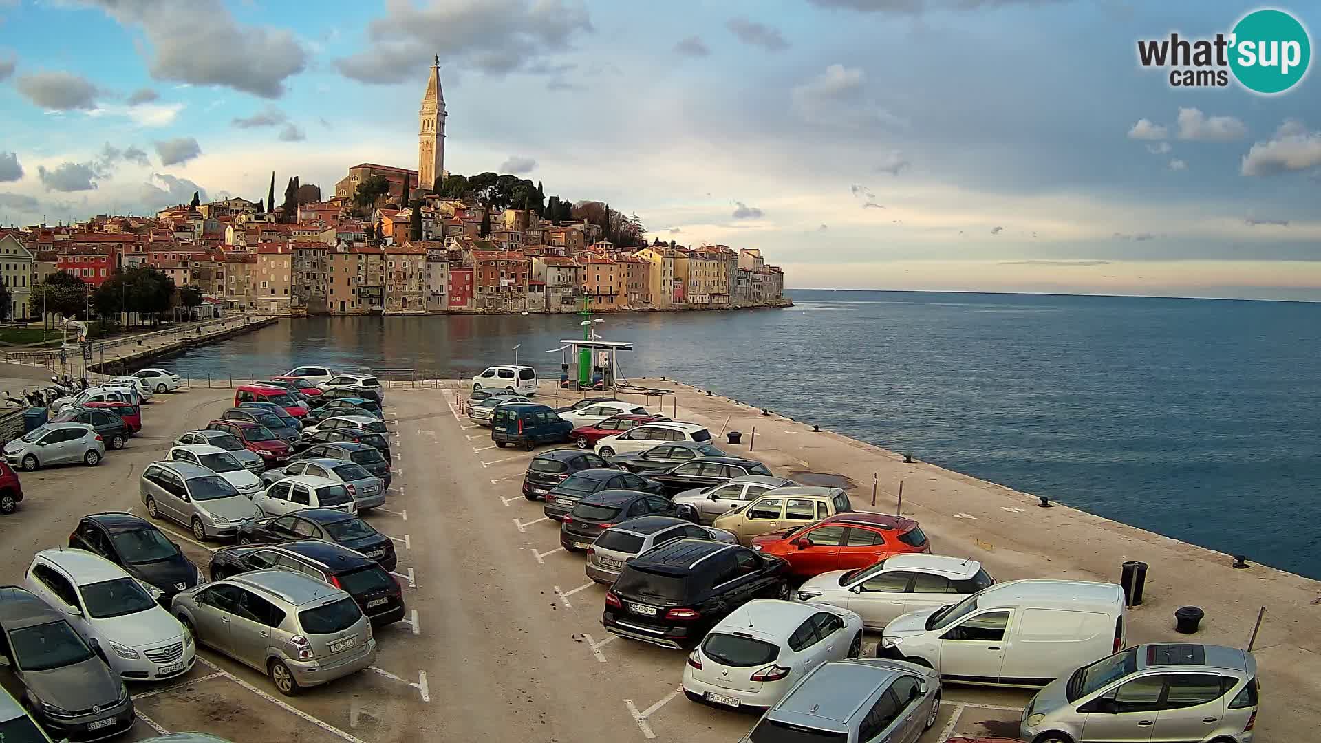 Web kamera Rovinj panorama grada