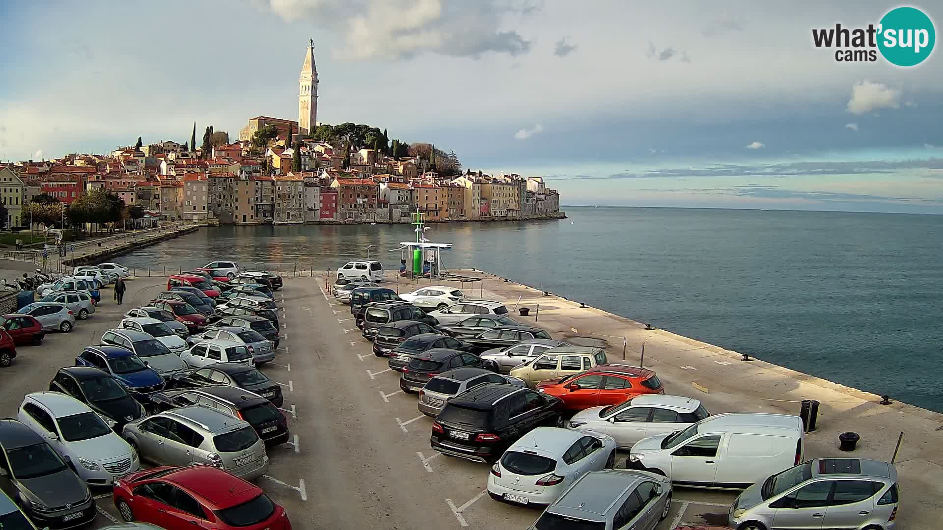 Web kamera Rovinj panorama grada