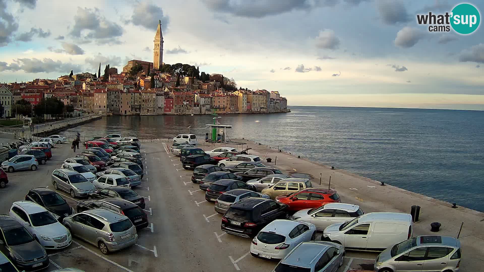 Webcam live Rovinj panorama de la ville | Istrie