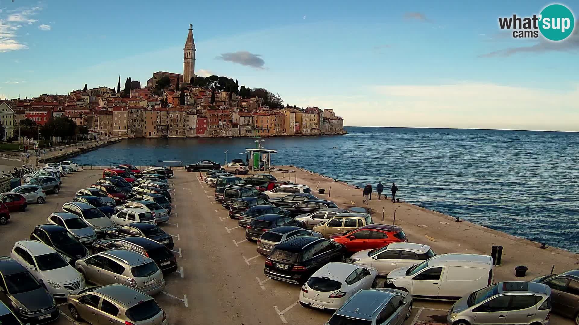 Web kamera Rovinj panorama grada