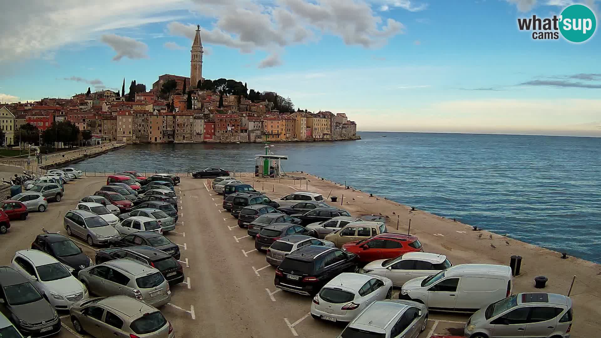 Webcam live Rovinj panorama de la ville | Istrie