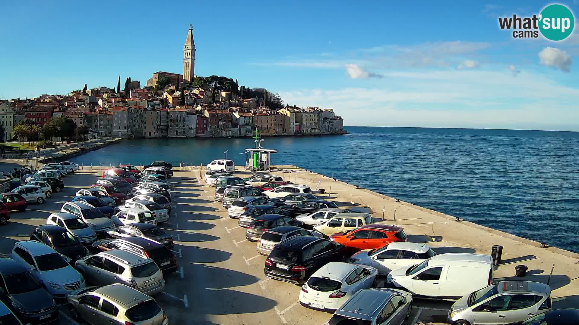 Web kamera Rovinj panorama grada