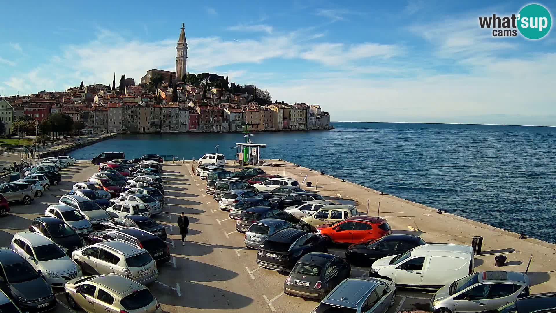 Web kamera Rovinj panorama grada