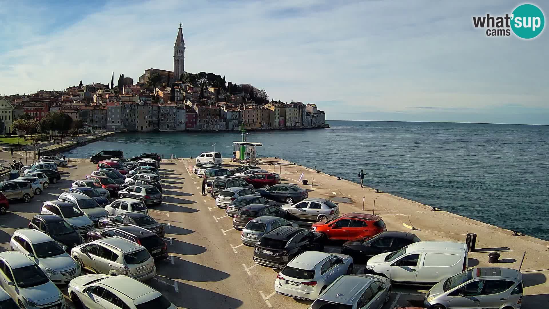 Webcam live Rovinj panorama de la ville | Istrie