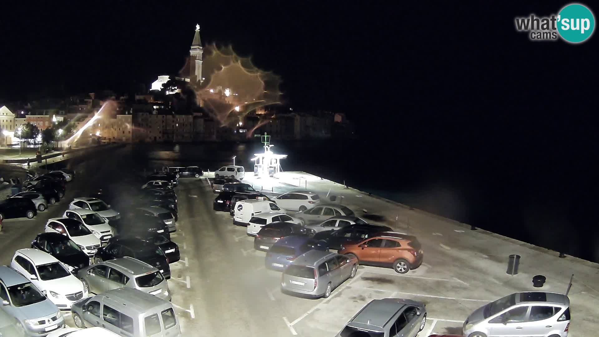 Webcam live Rovinj panorama de la ville | Istrie