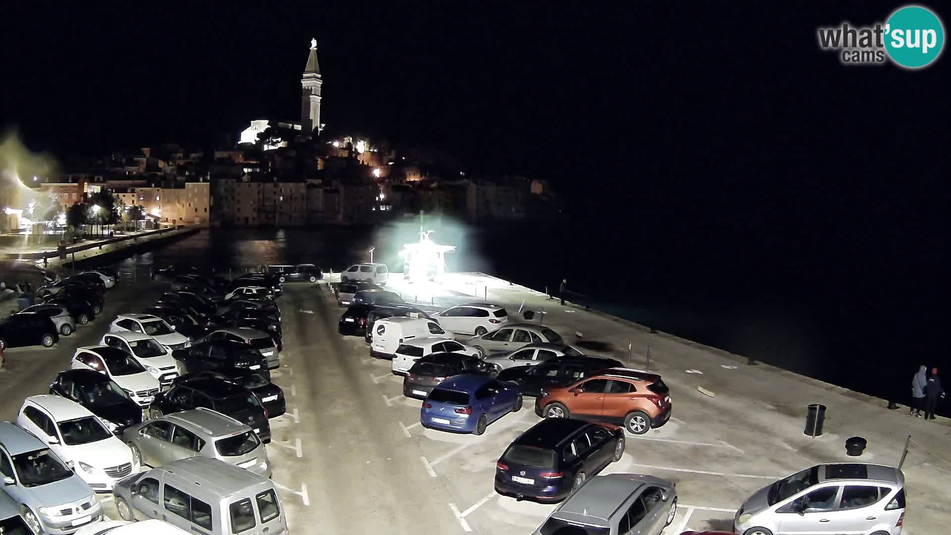 Webcam live Rovinj panorama de la ville | Istrie