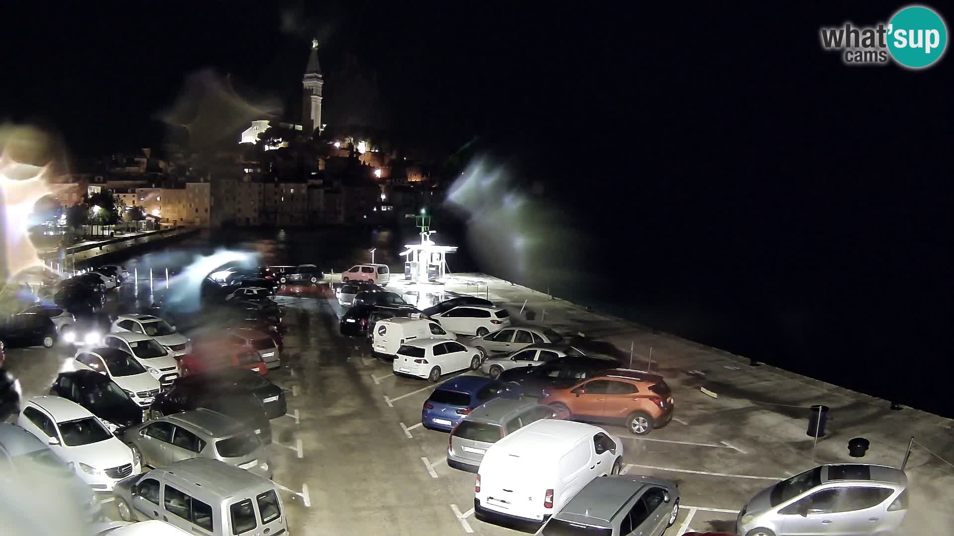 Webcam live Rovinj panorama de la ville | Istrie