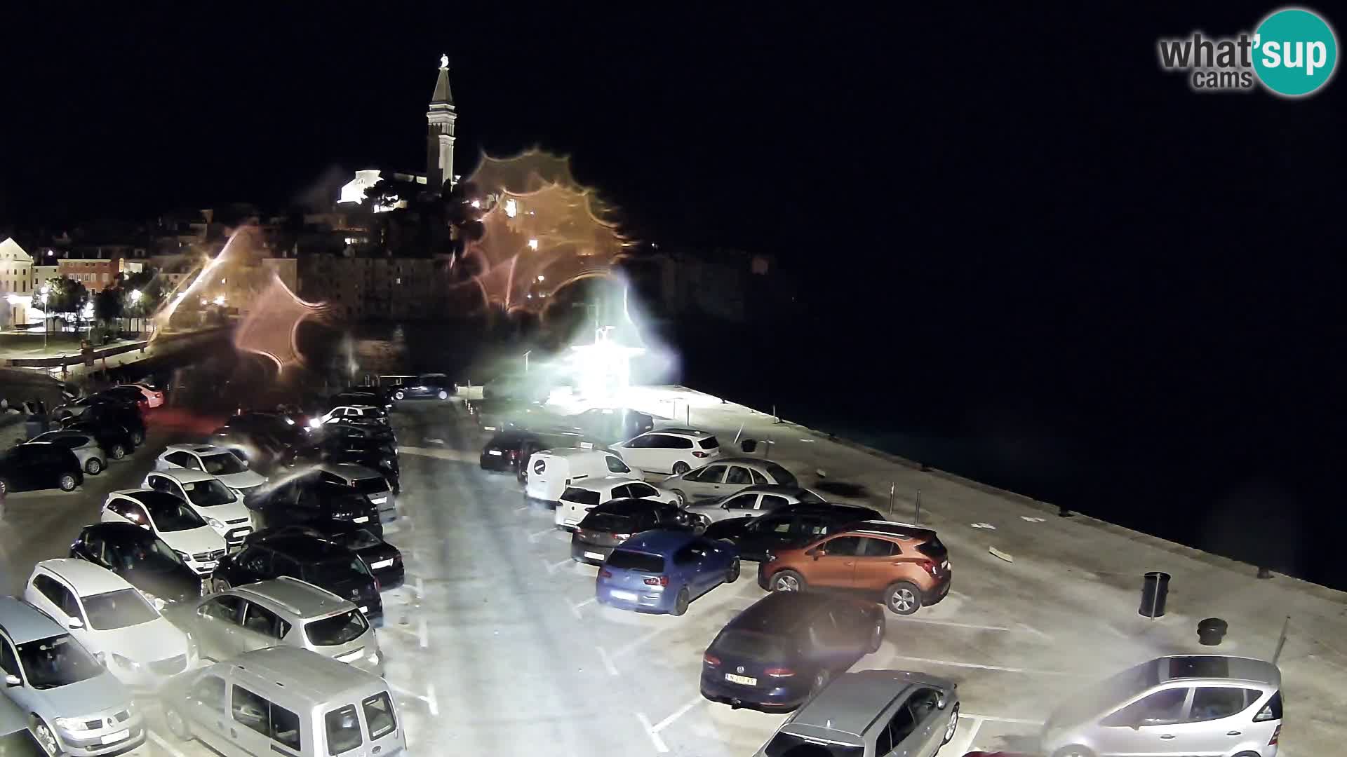 Webcam live Rovinj panorama de la ville | Istrie