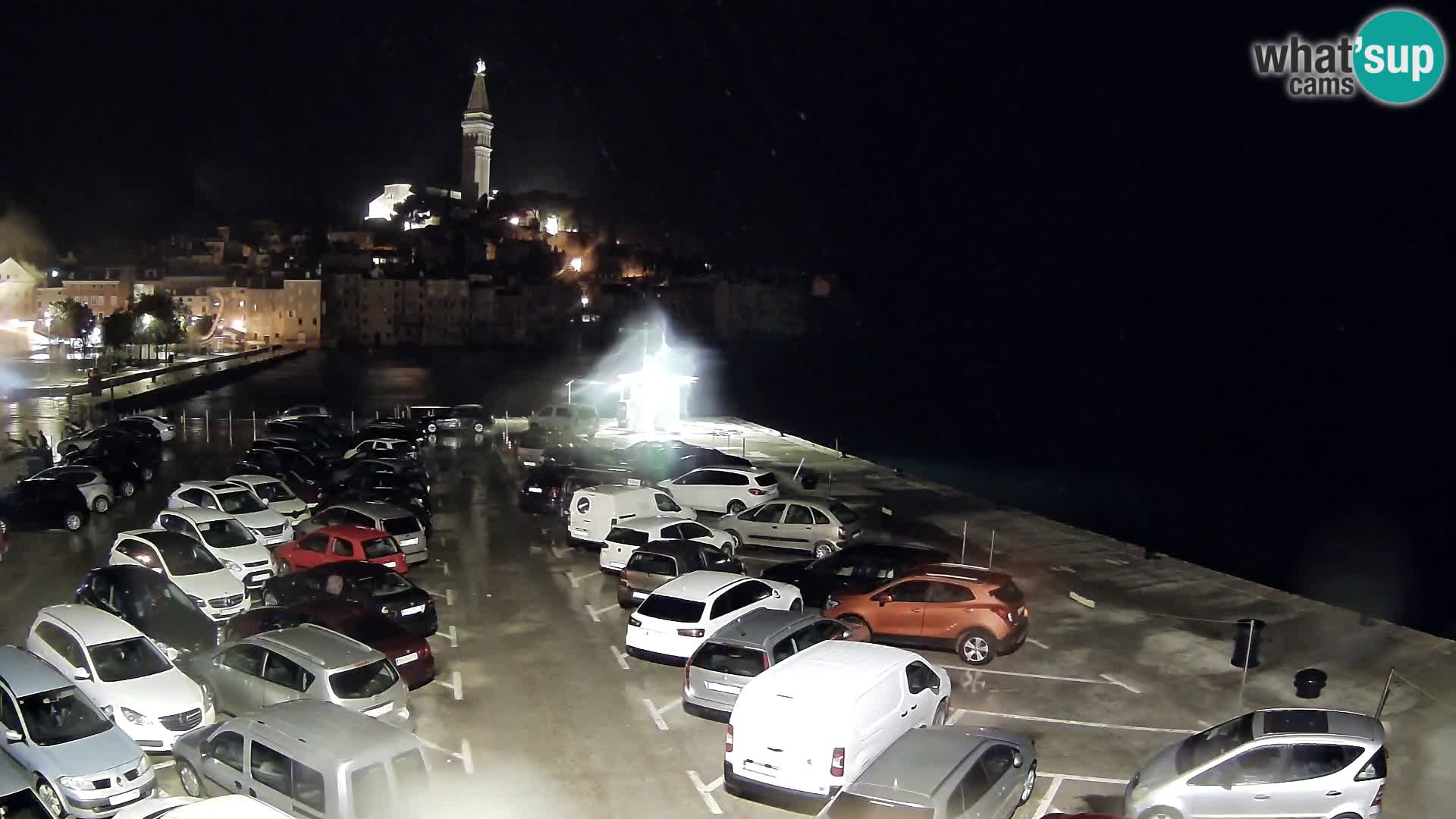 Webcam live Rovinj panorama de la ville | Istrie