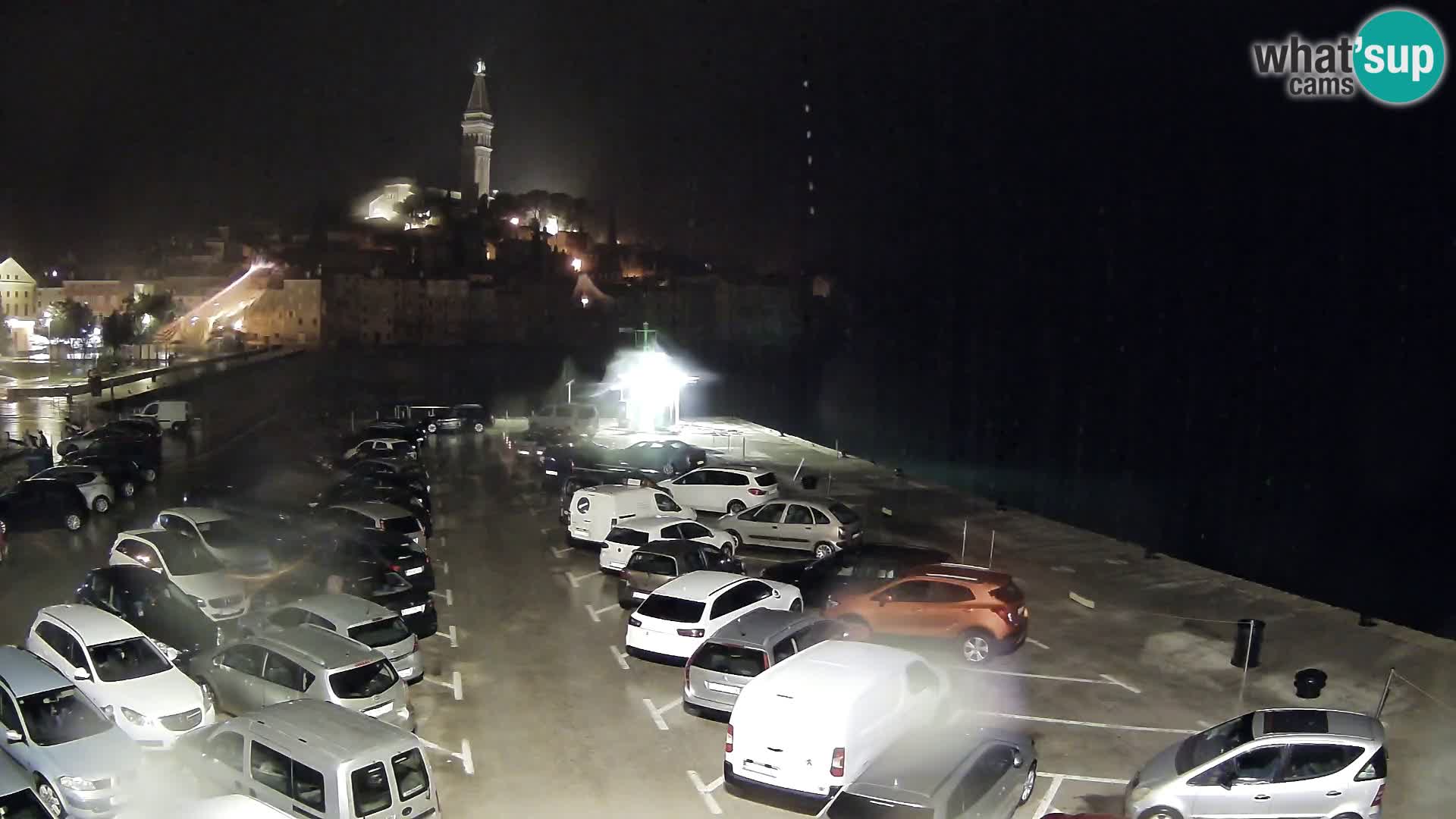 Webcam live Rovinj panorama de la ville | Istrie