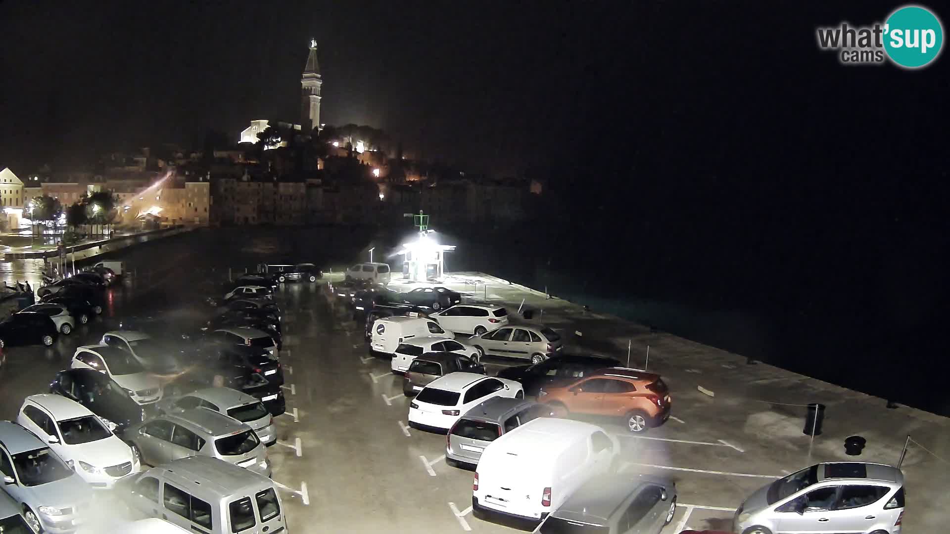 Spletna kamera Rovinj panorama mesta | Istra