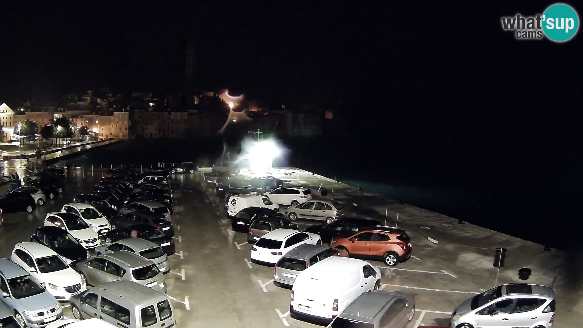 Webcam live Rovinj panorama de la ville | Istrie