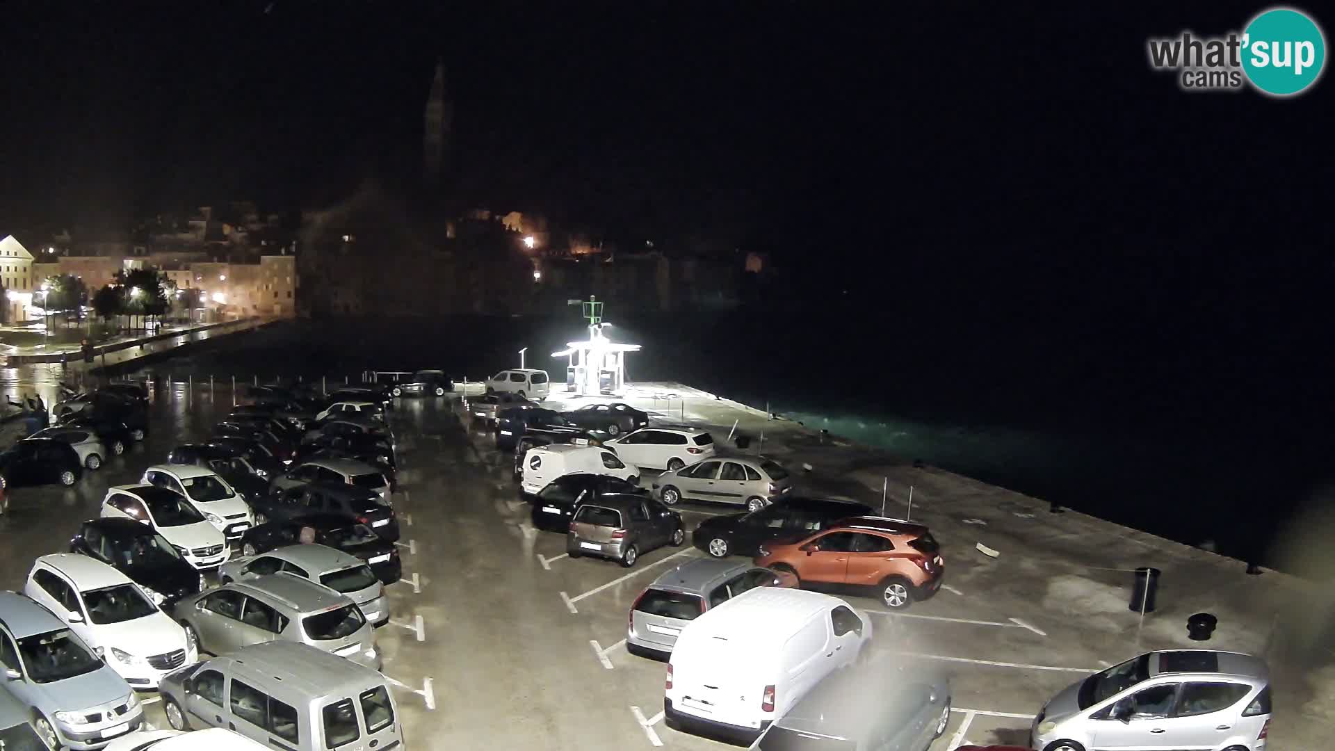 Webcam live Rovinj panorama de la ville | Istrie