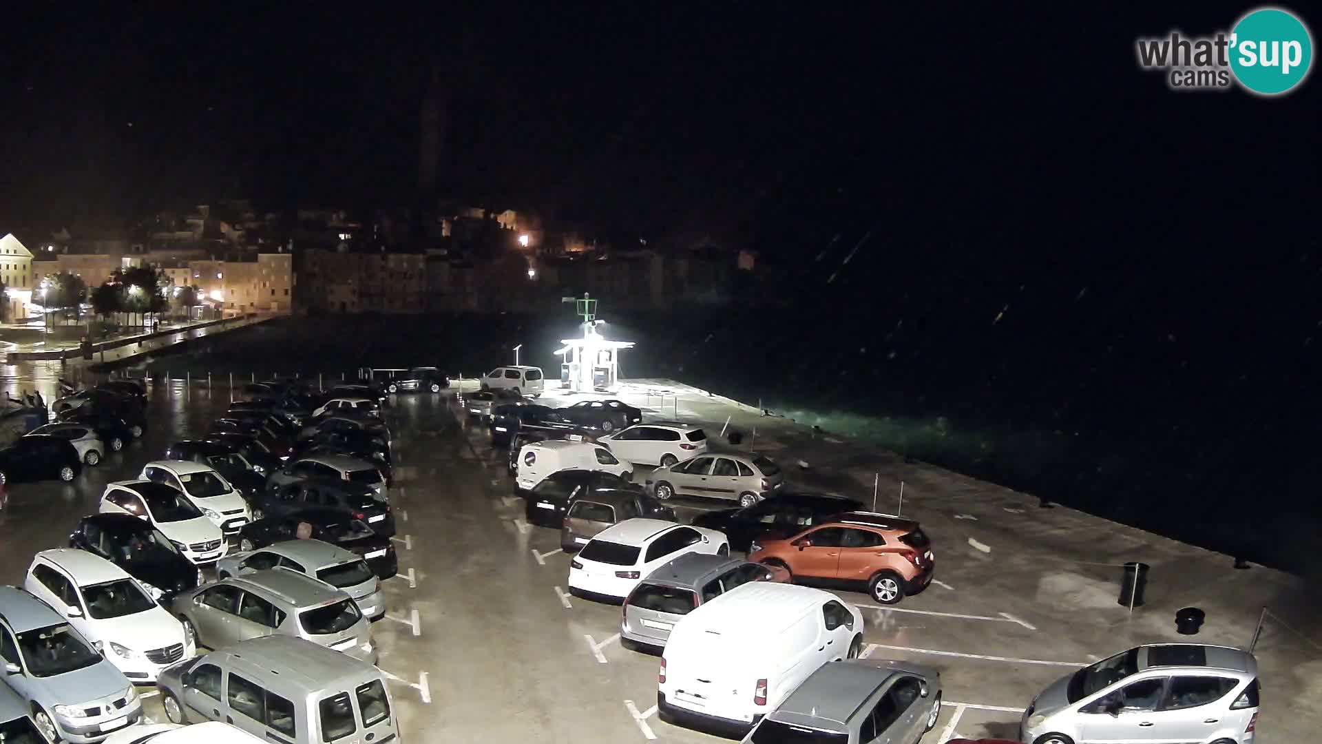 Webcam live Rovinj panorama de la ville | Istrie