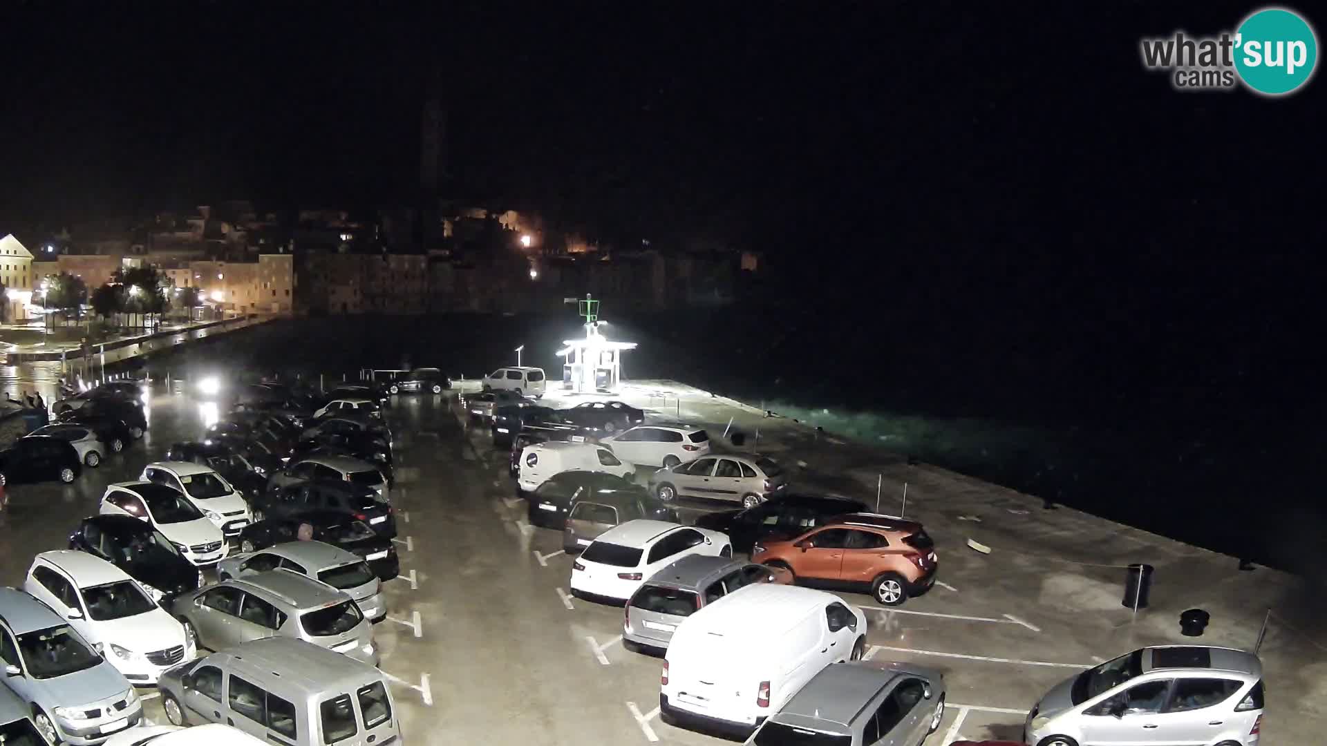 Webcam live Rovinj panorama de la ville | Istrie