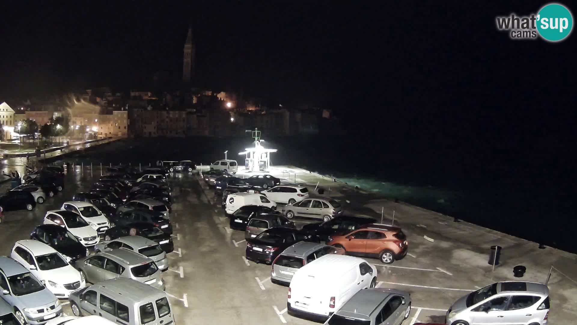 Webcam live Rovinj panorama de la ville | Istrie