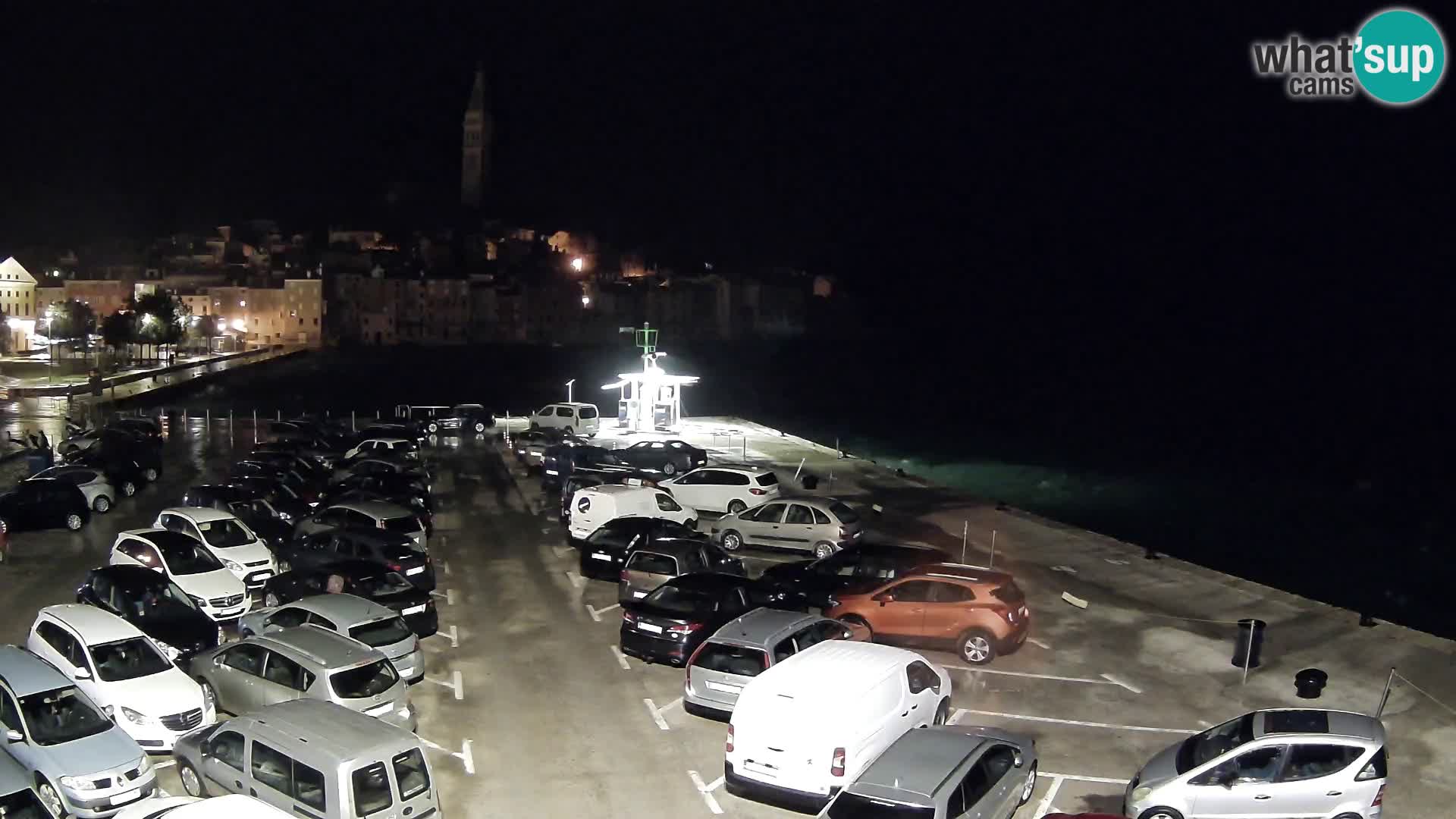 Webcam live Rovinj panorama de la ville | Istrie