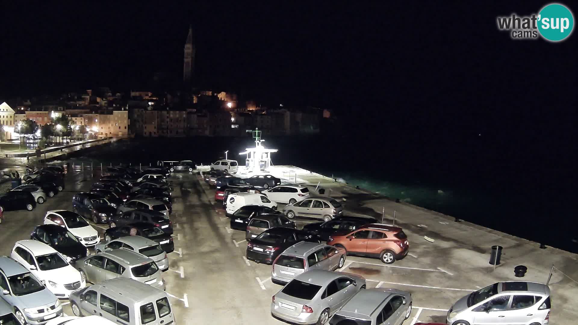 Spletna kamera Rovinj panorama mesta | Istra