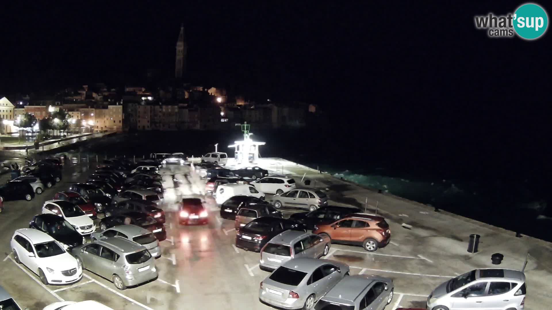 Spletna kamera Rovinj panorama mesta | Istra