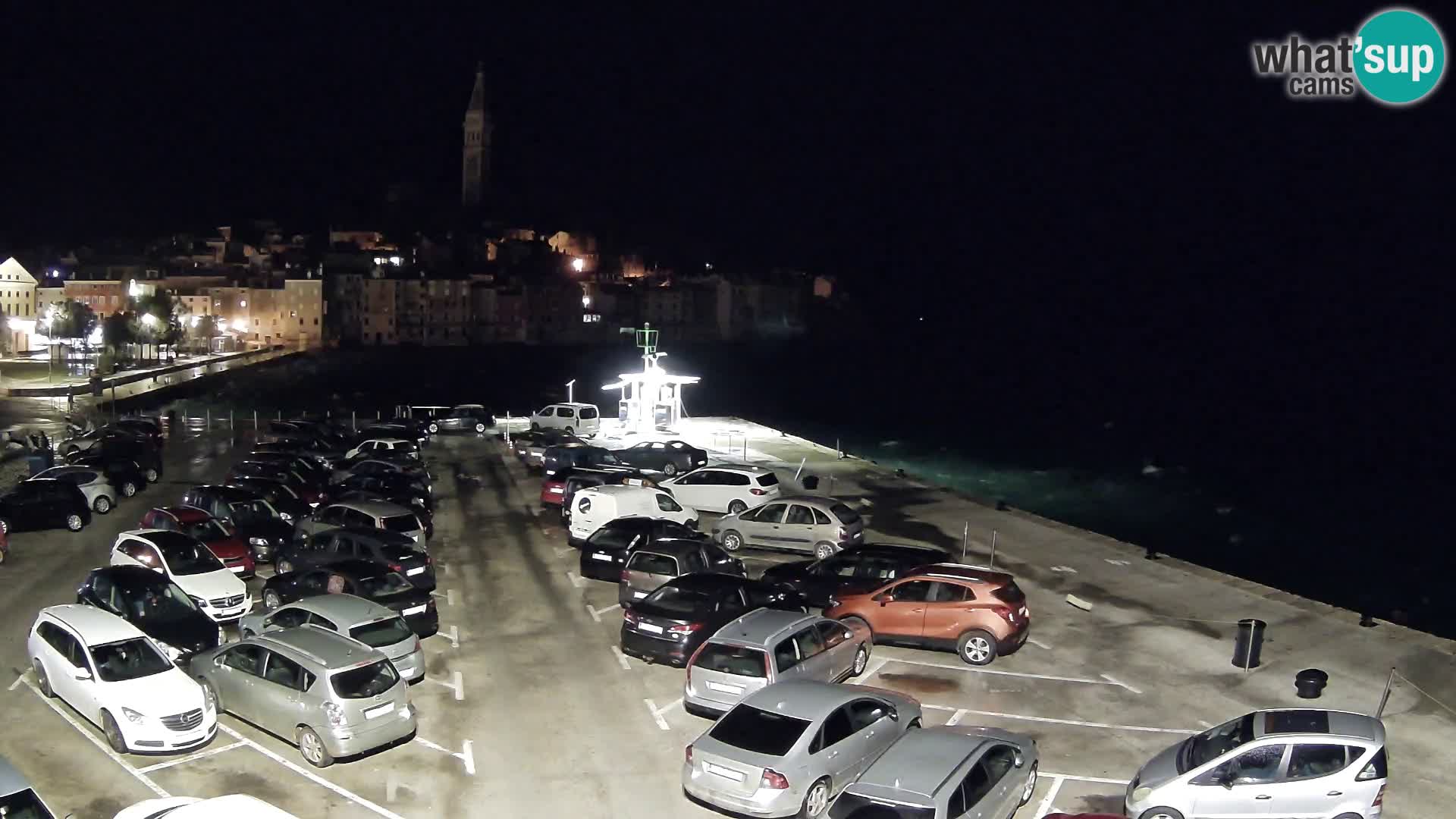 Webcam live Rovinj panorama de la ville | Istrie