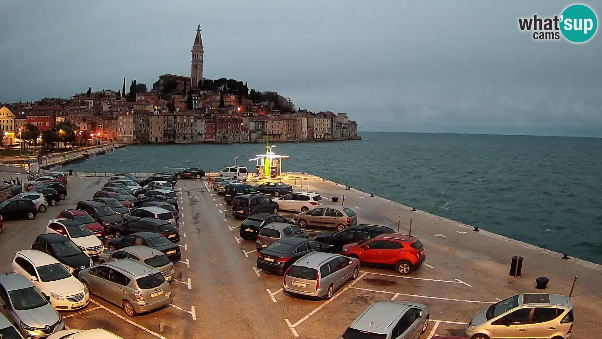 Web kamera Rovinj panorama grada